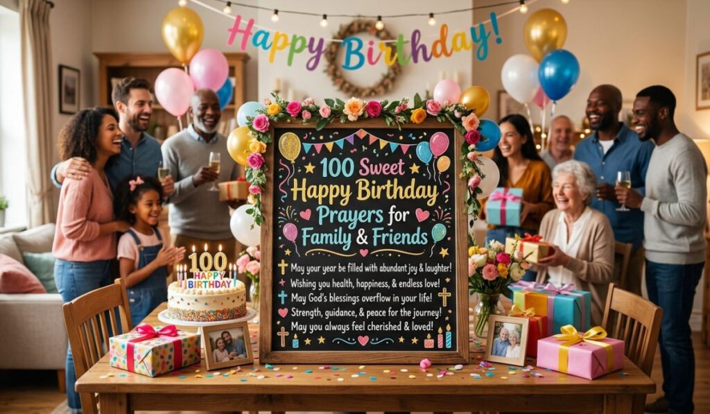 100 Sweet Happy Birthday Prayer for Family and Friends