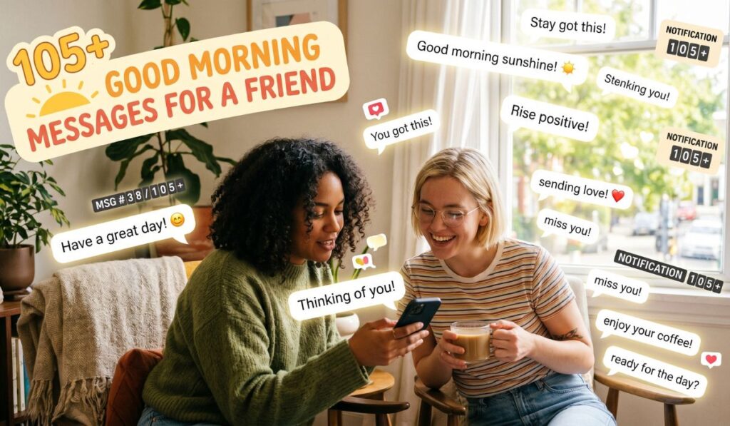 105+ Good Morning Messages for a Friend