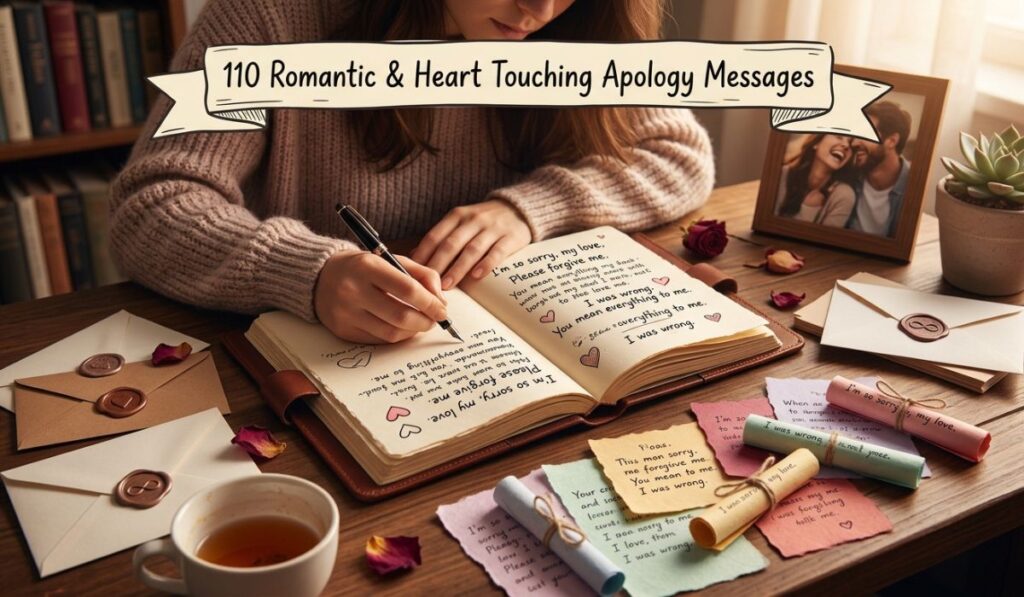 110 Romantic And Heart Touching Apology Message To My Love [Him or Her]