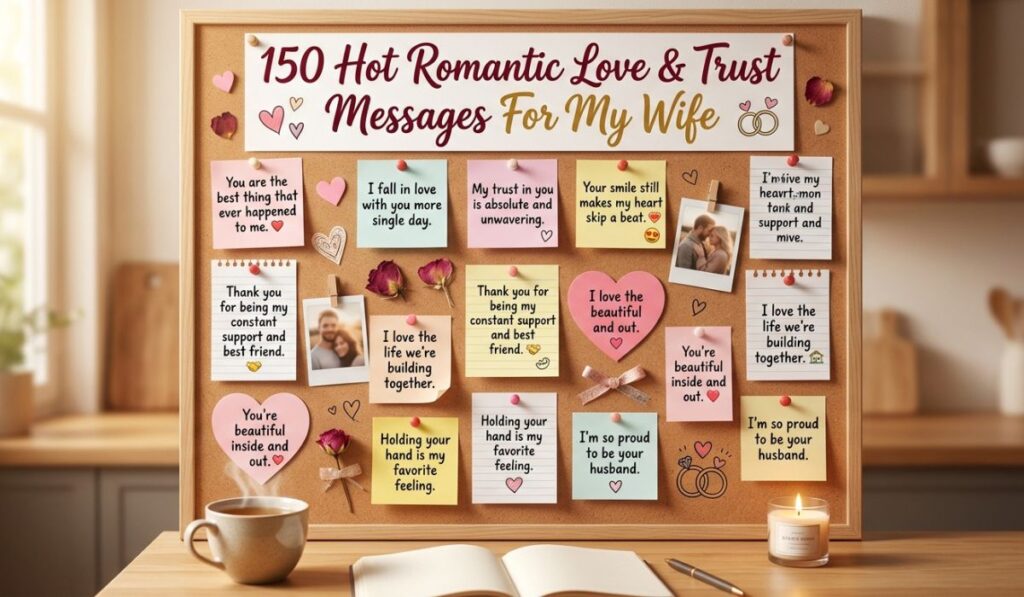 150 Hot Romantic Love And Trust Messages For My Wife
