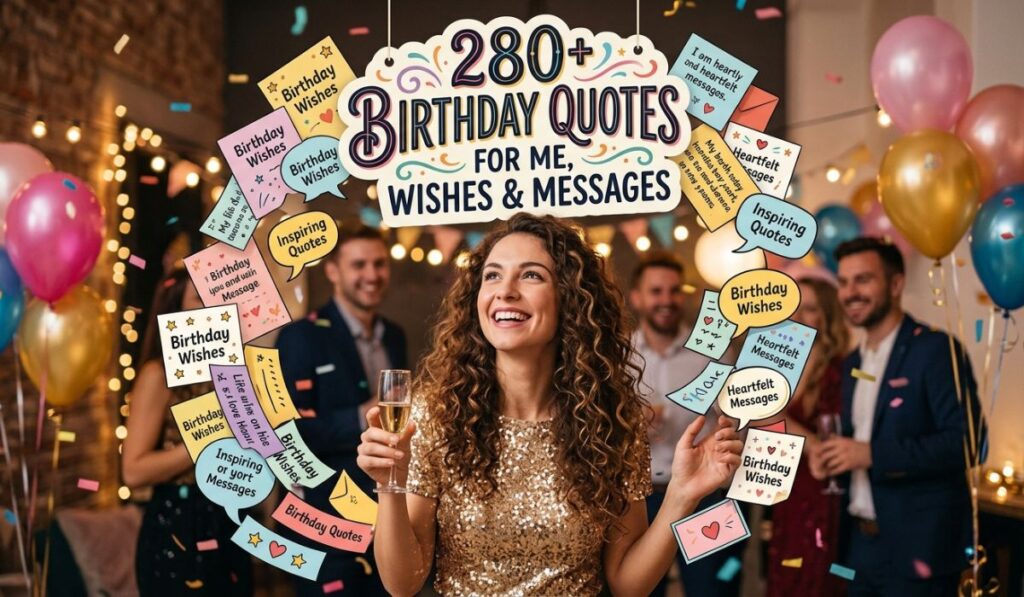 280+ Birthday Quotes For Me, Wishes & Messages