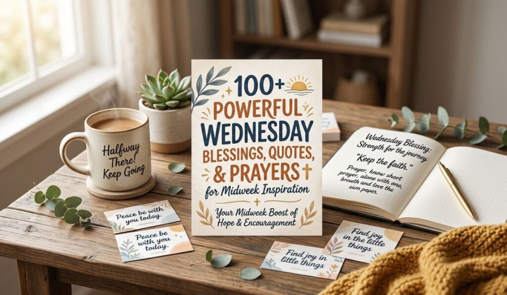 100+ Powerful Wednesday Blessings, Quotes, Images & Prayers for Midweek Inspiration