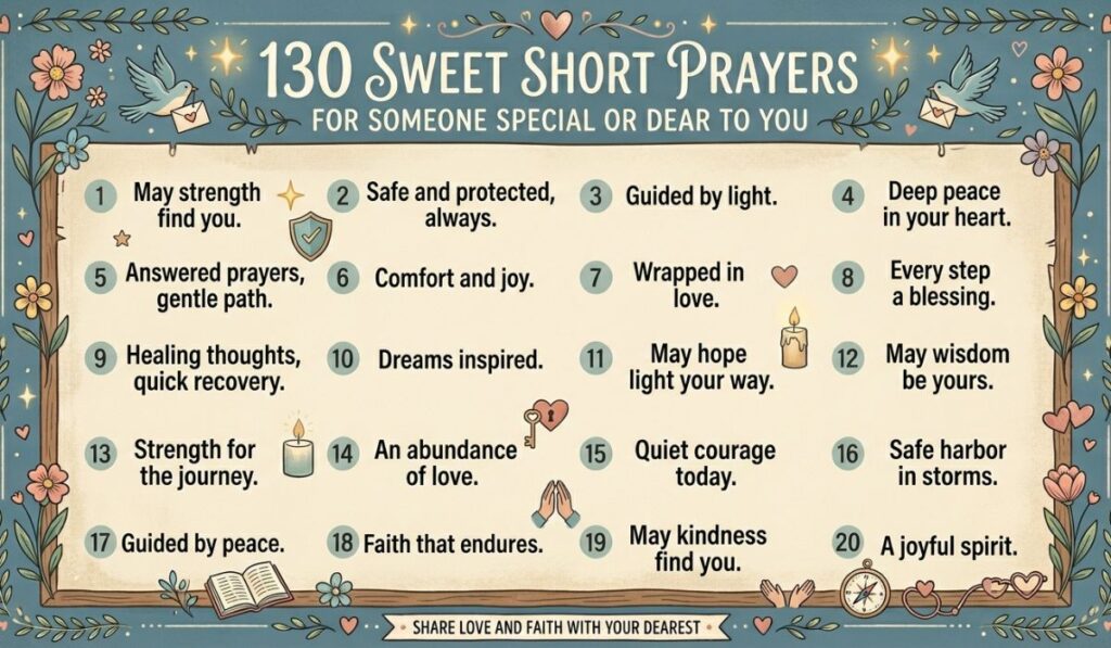 130 Sweet Short Prayer For Someone Special Or Dear To You