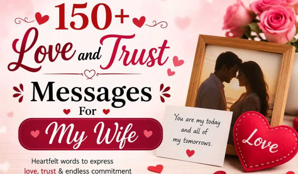 150+ Love and Trust Messages For My Wife