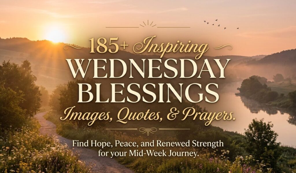 185+ Wednesday Blessings Images, Quotes, And Prayers