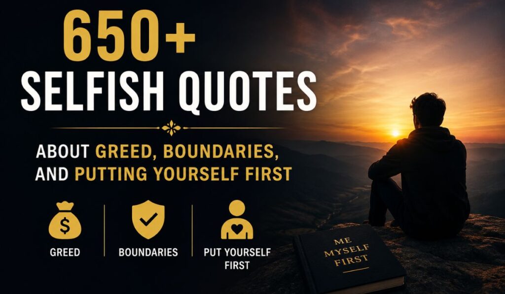 650+ Selfish Quotes About Greed, Boundaries, and Putting Yourself First create images on this jo mere website mie fit aa jae please make it under 90kb