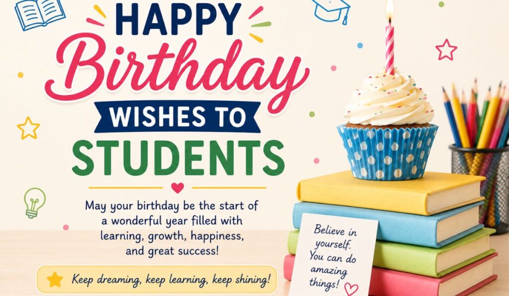 Happy Birthday Wishes to Students