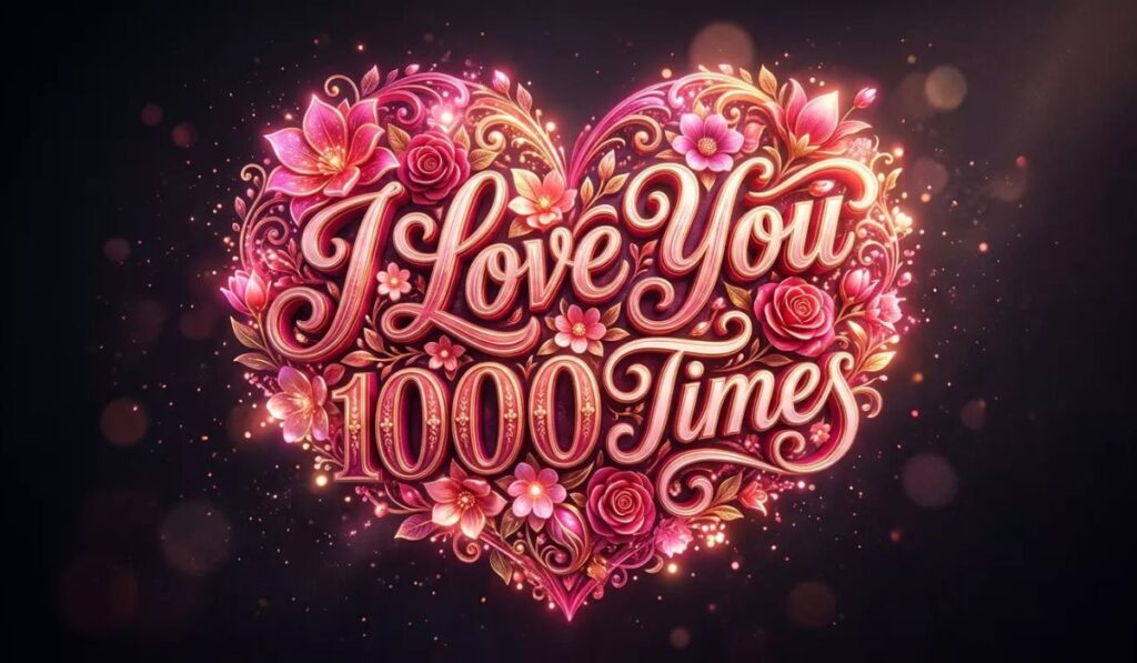 I Love You 1000 Times Messages: 1000+ Heartfelt Messages for Your Special One in 2026