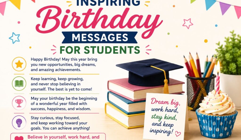 Inspiring Birthday Messages for Students
