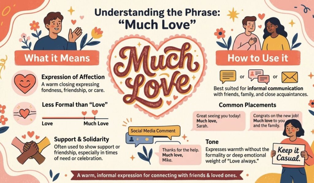 "Much Love" Meaning & Usage
