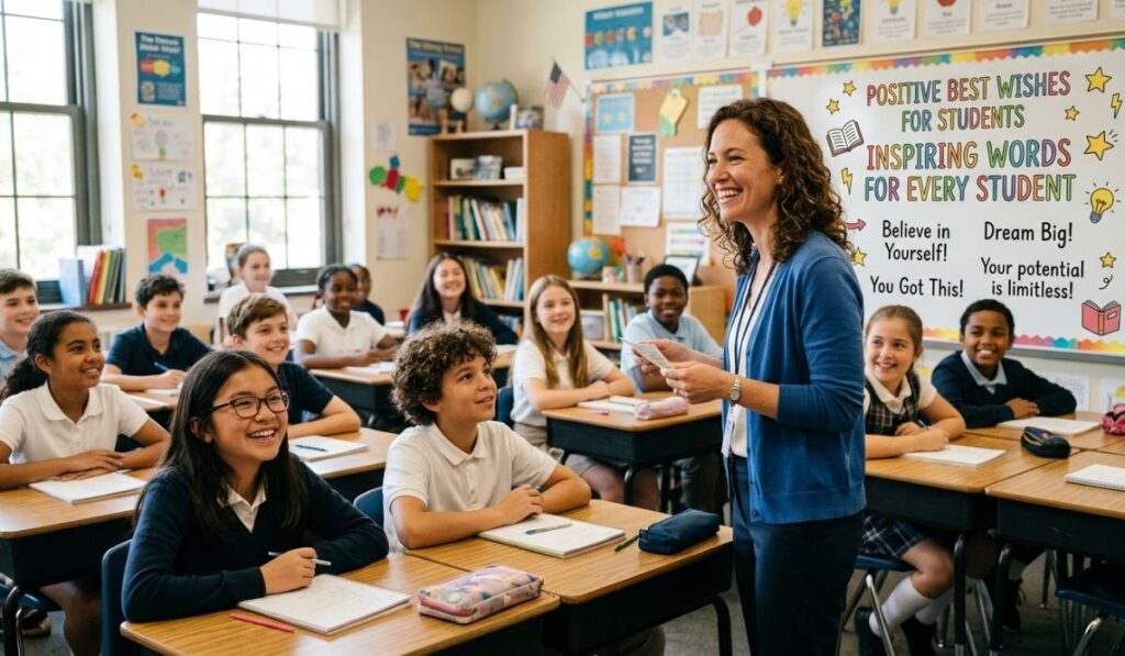 Positive Best Wishes for Students from Teacher: Inspiring Words for Every Student