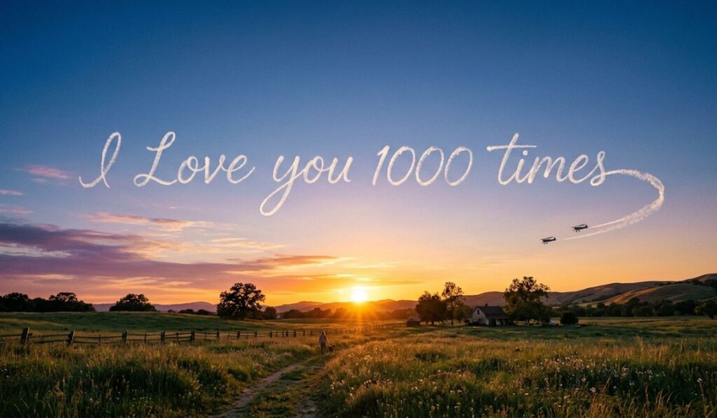 Romantic Ways to Express "I Love You" 1000 Times