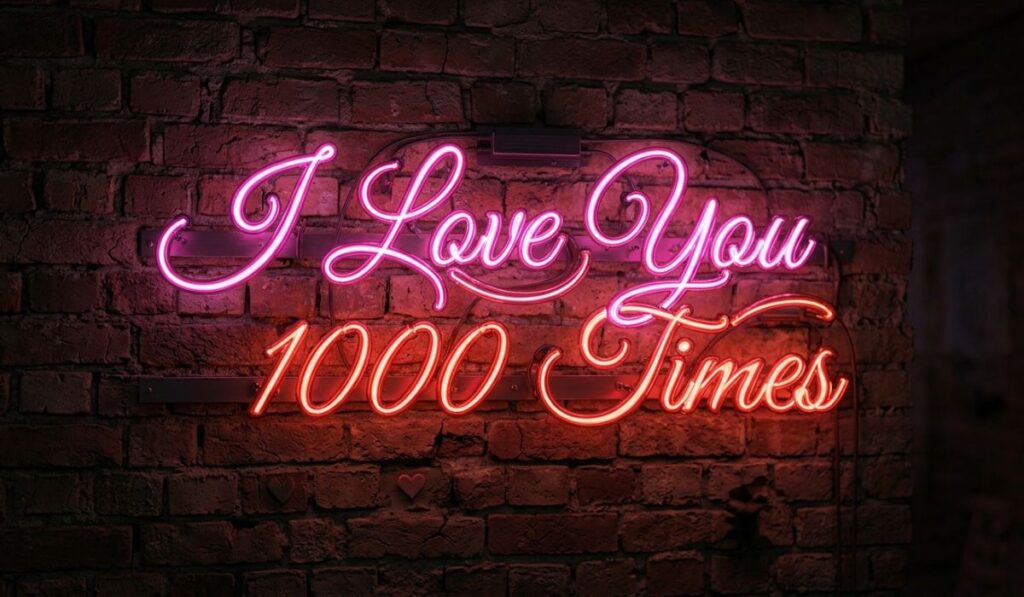 Top I Love You 1000 Times Messages for Your Special One