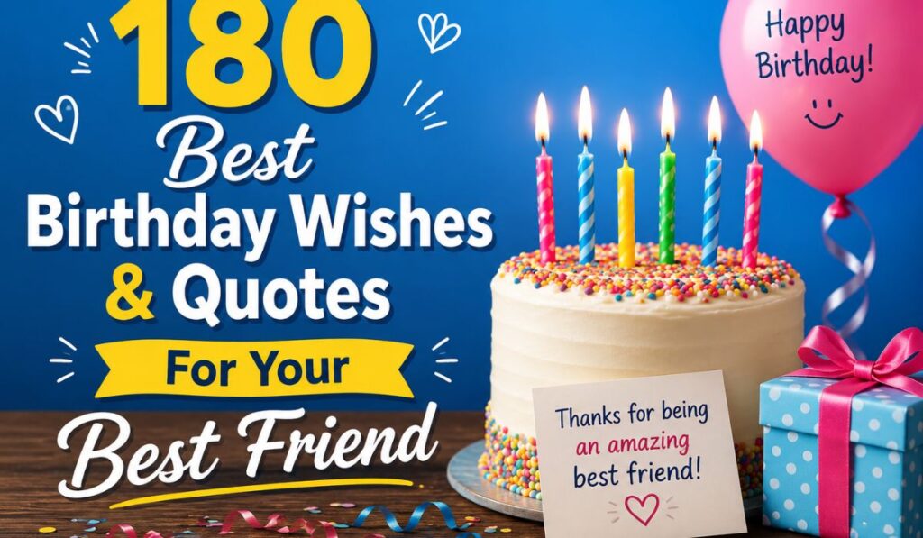180 Best Birthday Wishes & Quotes For Your Best Friend