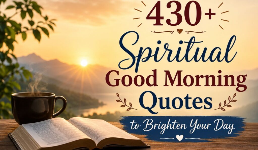 430+ Spiritual Good Morning Quotes to Brighten Your Day