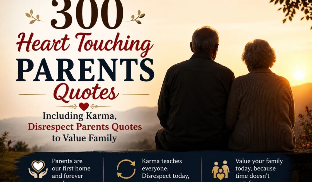 300 Heart Touching Parents Quotes Including Karma Disrespect Parents Quotes to Value Family