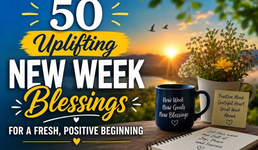 50 Uplifting New Week Blessings for a Fresh, Positive Beginning