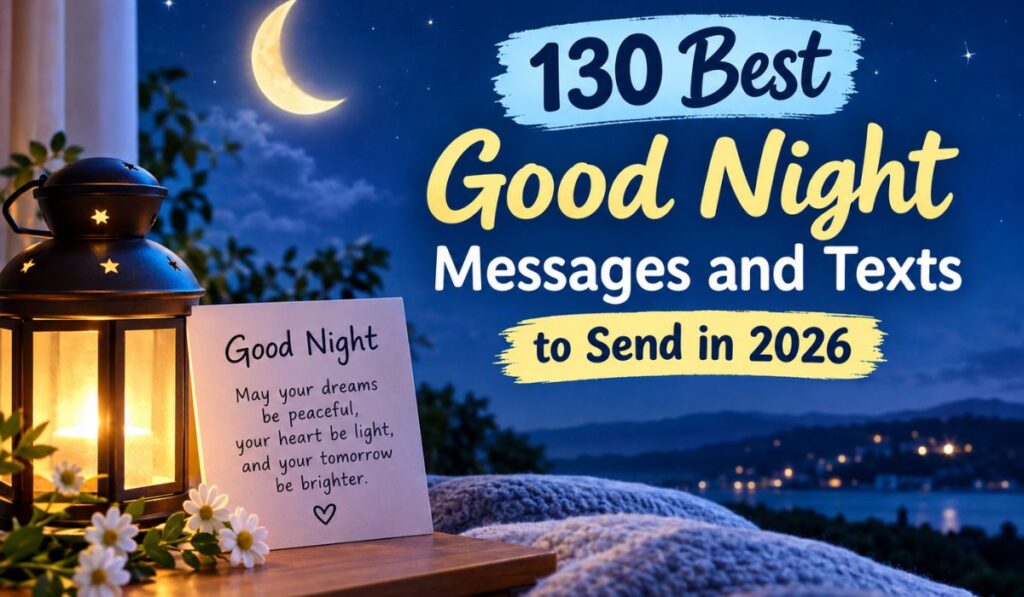 130 Best Good Night Messages and Texts to Send in 2026