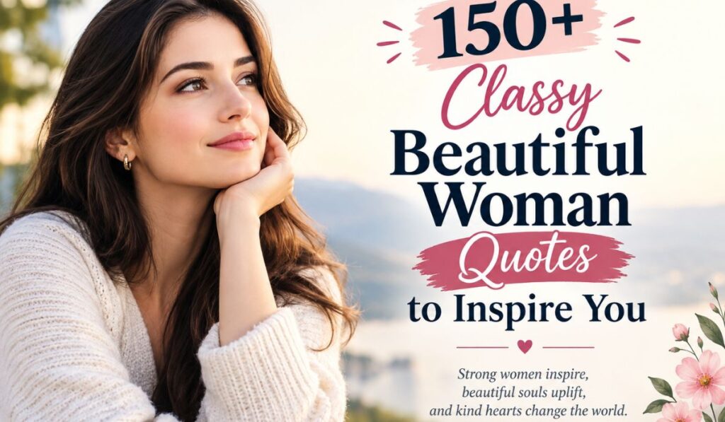 150+ Classy Beautiful Woman Quotes to Inspire You