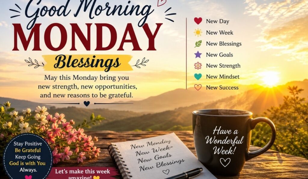 200+ Powerful Good Morning Monday Blessings to Start Your Week Strong