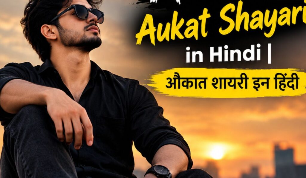 220+ Attitude Aukat Shayari in Hindi | औकात शायरी इन हिंदी