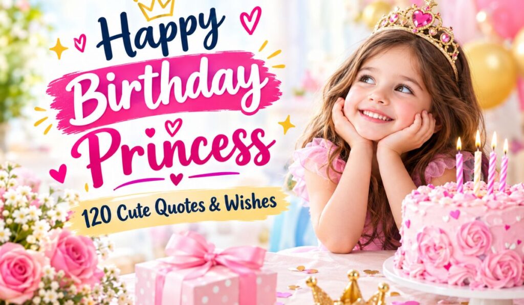 Happy Birthday Princess | 120 Cute Quotes & Wishes