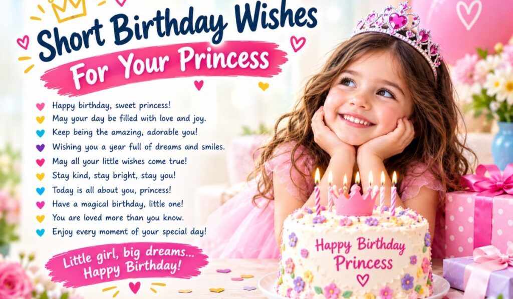 short-birthday-wishes-for-your-princess